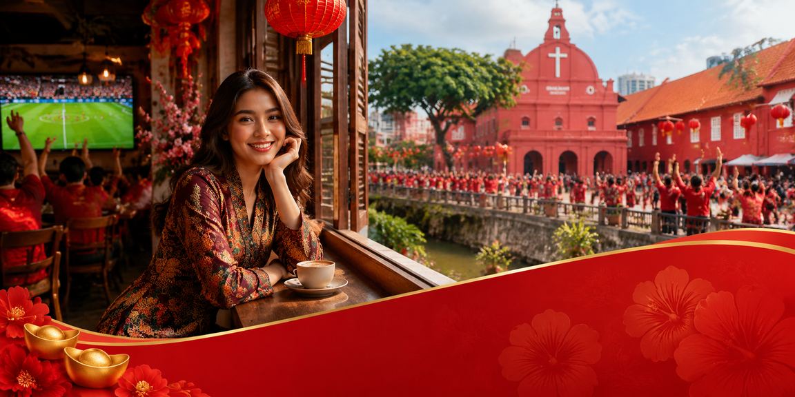 Pertaruhan kasino kad batik gaya Melayu Melaka dalam talian