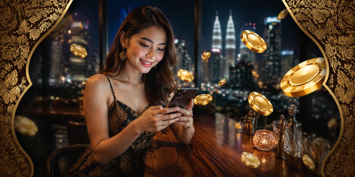 Antara muka aplikasi sukan maya di telefon pintar Petaling Jaya